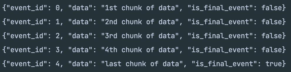 How to Stream JSON Data Using Server-Sent Events and FastAPI in Python over HTTP?